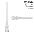 Glas Chillum 14cm 18,8er Schliff